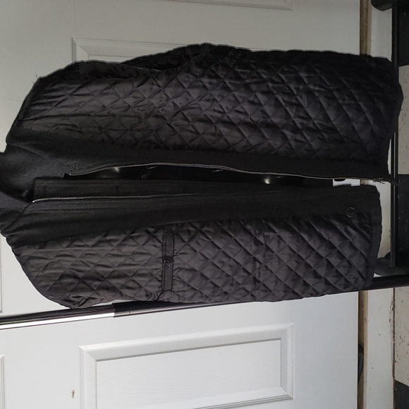 💘RESERVED JF💘POLO RALPH LAUREN VINTAGE 2-ZIP-5-BUTTON CLOSURE HEAVY WOOL COAT - Picture 12 of 12